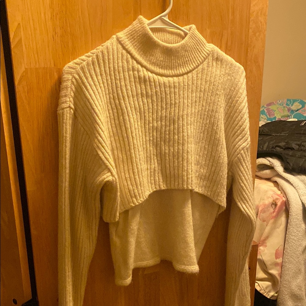 Cozy Cream Turtleneck Sweater
